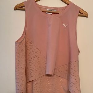 Puma crop top workout skirt - size L